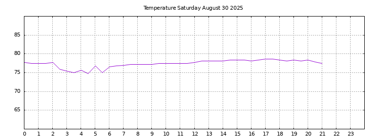 [Temperature today graph]