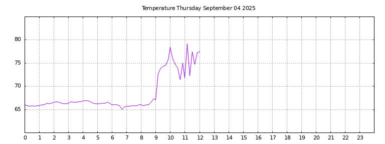 [Temperature today graph]