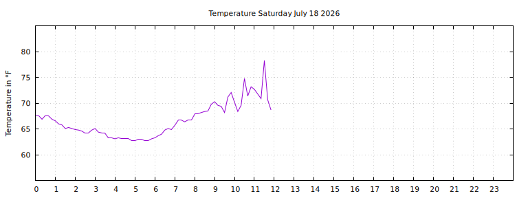 [Temperature today graph]