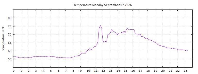 [Temperature today graph]