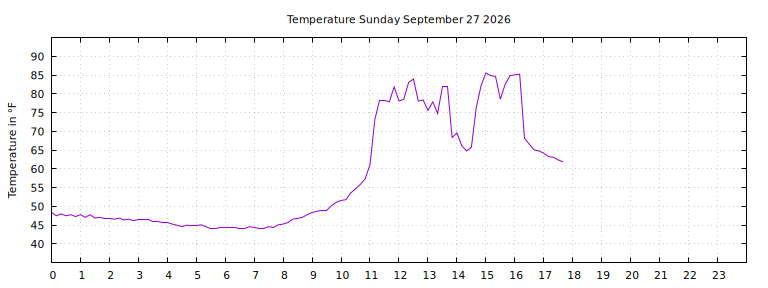 [Temperature today graph]