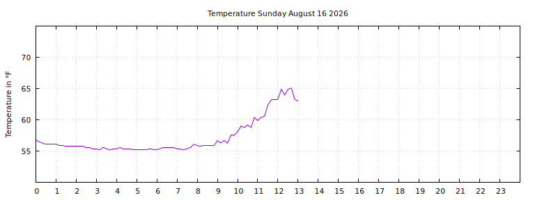 [Temperature today graph]