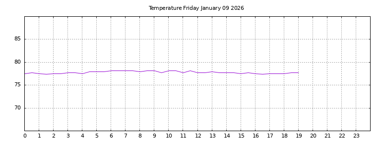 [Temperature today graph]